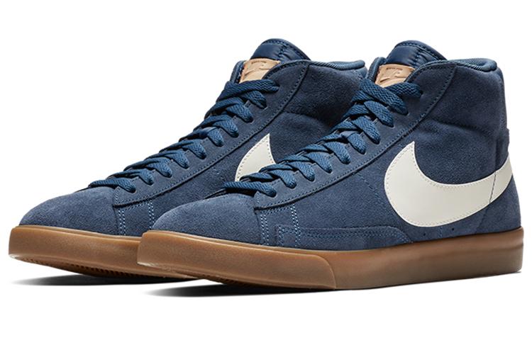 Nike Blazer Mid Mid Tops Retro Navy Blue 371761-406