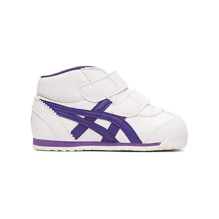 (TD) Onitsuka Tiger Mexico Mid Runner 'White Purple' Baby 1184A001-102