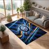 Borussia Dortmund Printed Flannel Area Rug Non Slip Soft Polyester Floor Carpet Indoor Decor Mat for Bedroom Living Room Sofa
