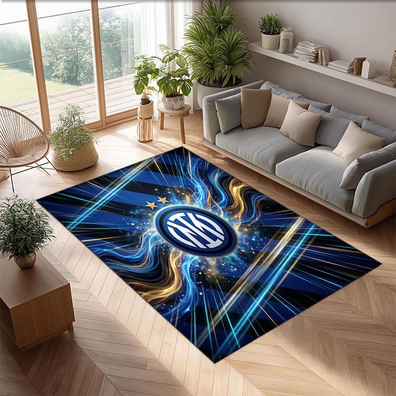 Borussia Dortmund Printed Flannel Area Rug Non Slip Soft Polyester Floor Carpet Indoor Decor Mat for Bedroom Living Room Sofa