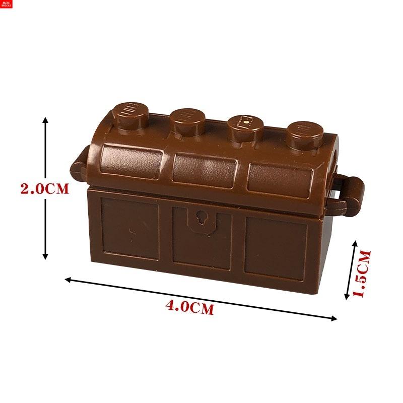 Non-Toxic Moc Bricks Utensil Ingot Bar Dollar Coin Money Gold Silver Painted Gold Gem Treasure Box 99563 Building Blocks Children'S Toys