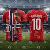 2026 Haaland Norway Team Football Jersey Match & Training Kit Summer Sports  T-Shirt Children's Clothing Tee Y2k