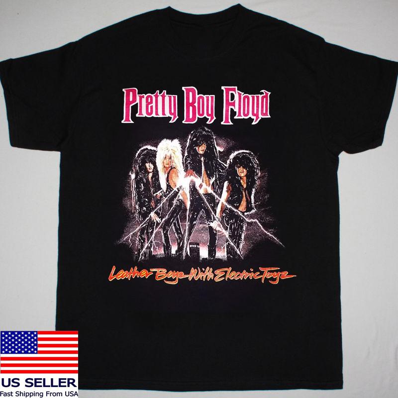 Футболка с принтом Pretty Boy Floyd Band Leather Boyz With Electric Toys, все размеры S-5XL, унисекс XXL