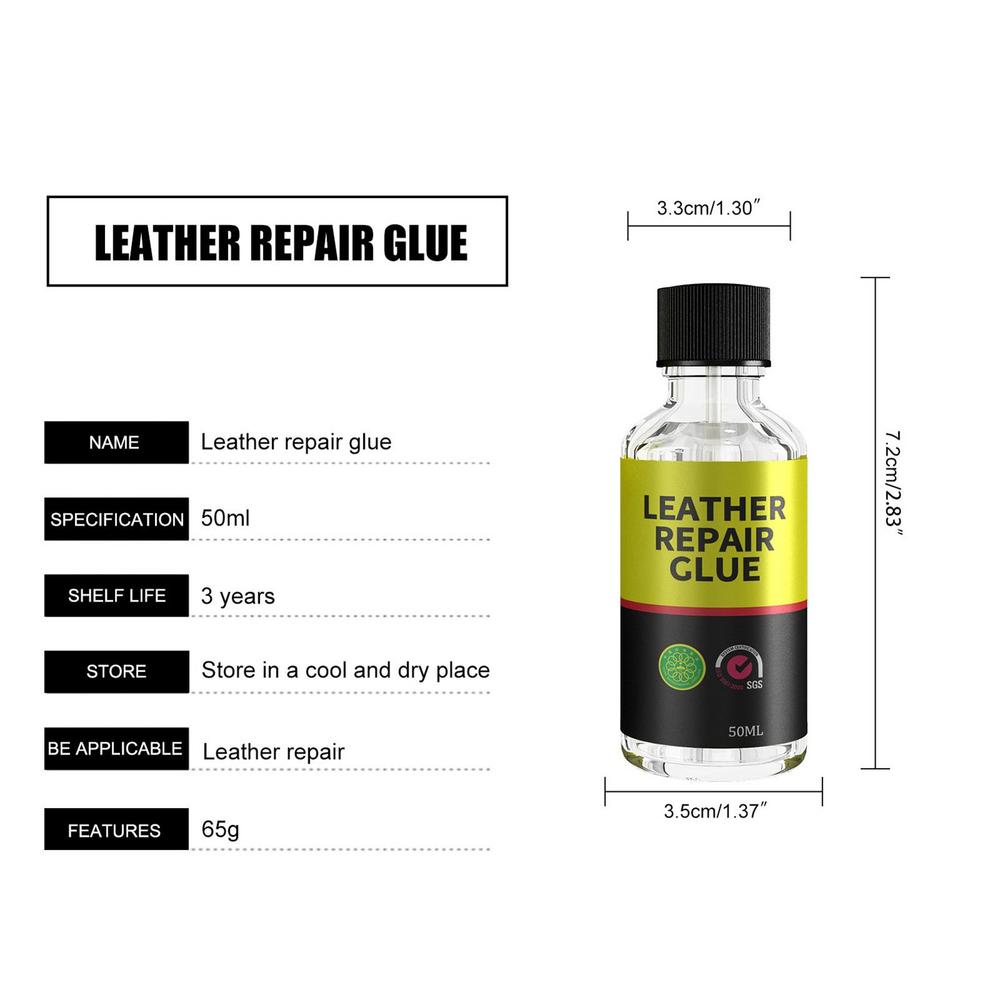30/50ml Car Leather Repair Glue Auto Seat Maintenance Leather Care Liquid Rubber Leather Gel For Repairing Car Leather Items