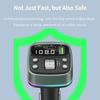 GZ08 Car BT MP3 Player with Car Charger Fast Charging Digital Display Voltage Lossless Audio Quality