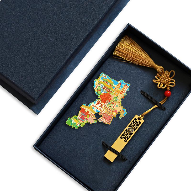 Binzhou Gelber Fluss Turm Magnet, Haifeng Pagode & Zhonghai Park. Kulturtourismus-Geschenk.