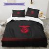 SL Benfica Football Club  Pattern Bedding Quilt Set  Home Decoration  Gift (1 * duvet cover + 2 * pillowcase  without core)