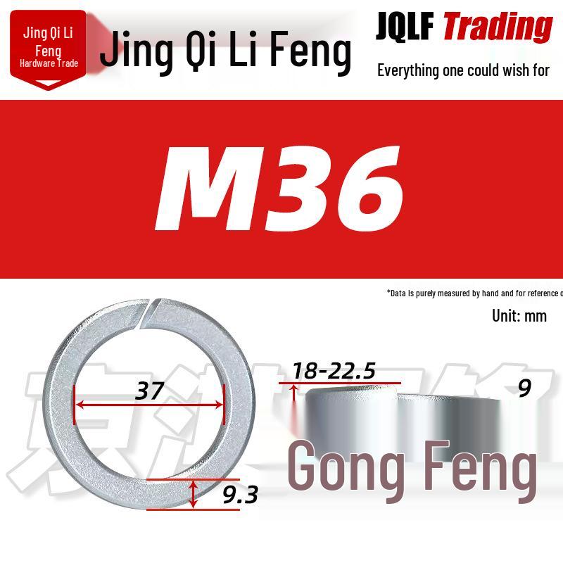 4.8 Grade M8-M36 Hot-Dip Galvanized Open Spring Washer