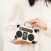 Fashion bags radio box bag 2025 European and American creative personality funny retro shoulder messenger bag women's new models