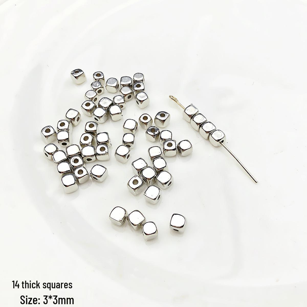 

Versatile Acrylic Cube, Heart, Star, Round, and Irregular Spacer Beads for DIY Projects