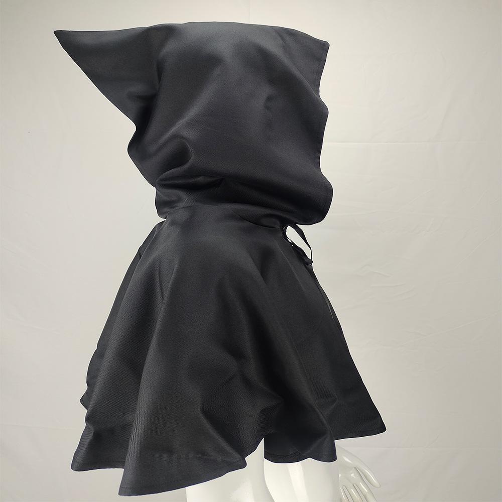Grim Reaper Medieval Hooded Cloak for Halloween and Stage Performances