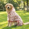 Thin Breathable Dog Sunscreen Clothes Butterfly Pattern Dog Cooling Jumpsuit  Summer Season