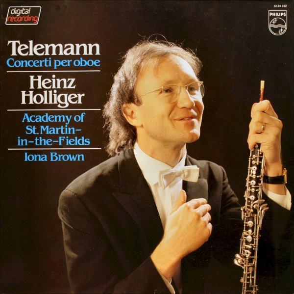 

LP Record HEINZ HOLLIGER, ACADEMY OF ST. MART - Telemann: Concerti Per Oboe 6514232 PHILIPS 1982 Netherland Classical Used