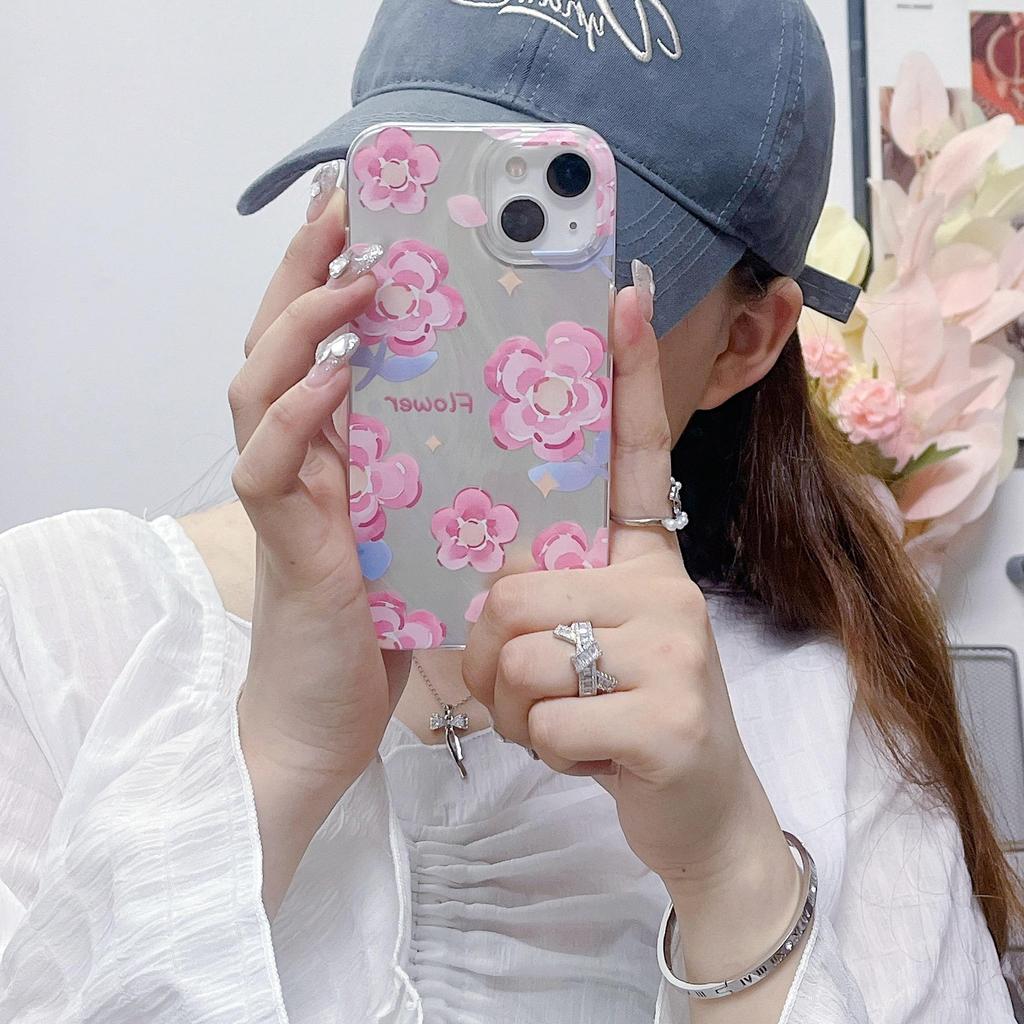 Silikonhülle mit Laser-Tulpe und Rosenblüten für Xiaomi Redmi Note 12 11 10 Samsung A54 A24 A14 Oppo A78 A58 A38 Tecno Spark 10 Funda Cover, weicher TPU-Stoßfänger