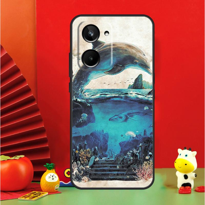 

Dolphin For Realme 15 Pro GT7 GT6 10 11 12 13 14 Pro Plus C65 C67 C63 C61 C51 C53 C35 C75 C55 Case Realme C55