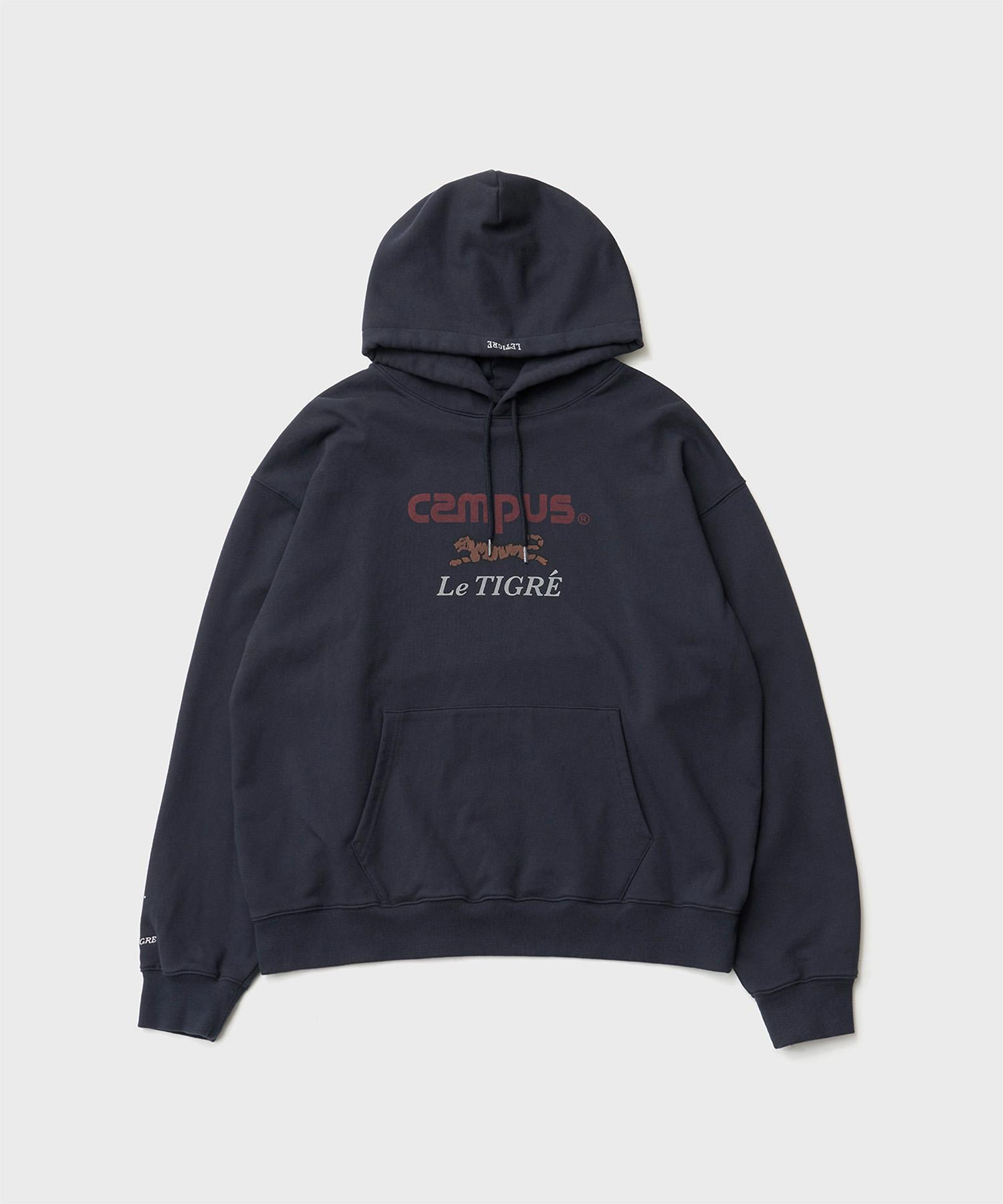Le Tigre Campus Hoodie Pullover (Navy) Navy/L