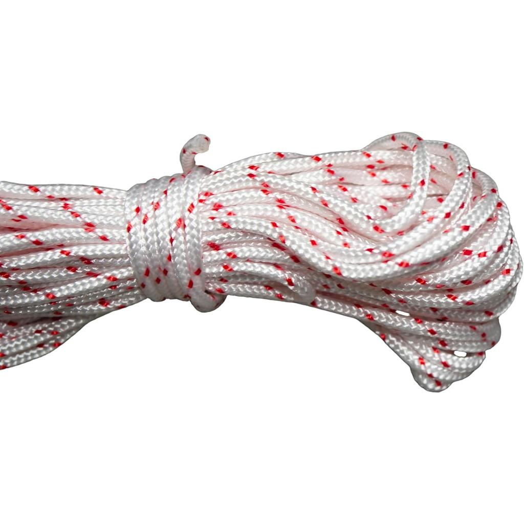 10-Meter/32-feet 3mm Diameter Recoil Starter Rope Pull Cord 10-Meter for Chainsaw Lawn Mower String Trimmer