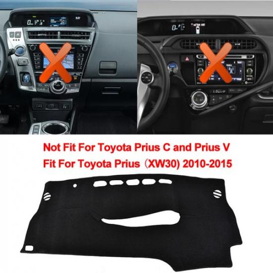 For Toyota Prius XW30 2010- 2014 2015 Dash Mat Dashboard Cover Right Hand Drive