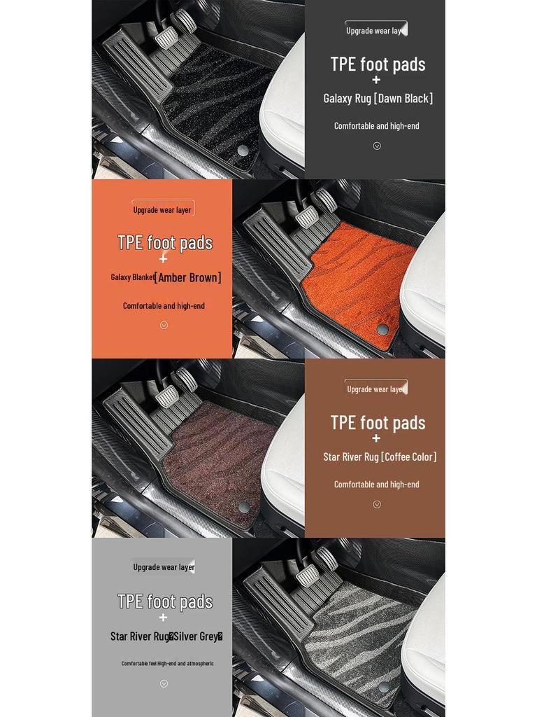 Eco-Friendly & Odor-Free Car Floor Mats for Volkswagen Touran L (2016-2021)