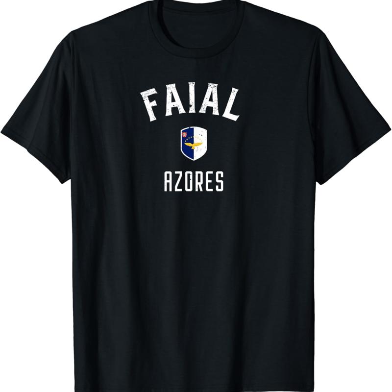 Faial Azores Flag T Shirt S разноцветный
