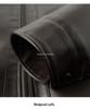 Men's Winter Warm Thickened Leather Jacket for Cycling & Outdoor, Mid-Aged to Dad's Style