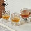 Verre à Whisky Rotatif Cadeau pour Papa, Tournant avec Lumière LED, 260ml Gravé Cadeau pour Amateur de Vin Papa Tumbler, Cadeau Fête des Pères, Compatible avec Glaçons