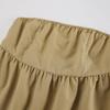 Summer Y2K Shorts Set Sexy Khaki Strapless Top High Waisted Wide Leg Shorts Set for Women's Summer Elegant Casual 2 Piece Sets