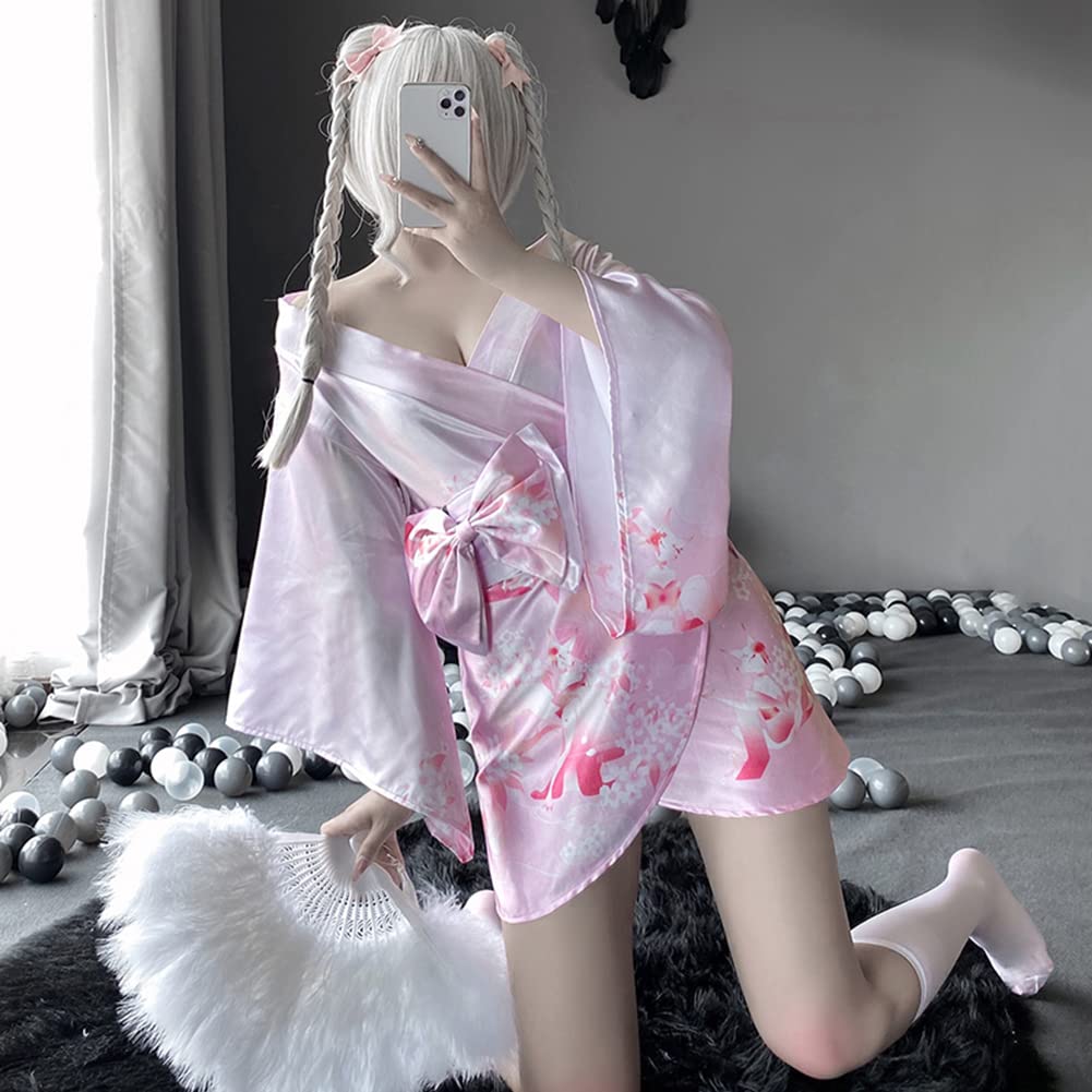 Sexy Cosplay Yukata Japanese Clothes Kimono Erotic Erotic Underwear Cute Training Temptation Extreme Small Breasts Adult Underwear Cosplay Courtesan