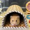 Breathable Pet Cave Nest Scratch Resistant Guinea Pig Tunnel Hamster Rest Shelter  Cage Accessory