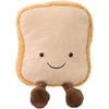 9" Croissant Plush Toy Cute Croissant Bread Pillow Stuffed Animals Funny Soft Food Plushies Toy (Pretzel)