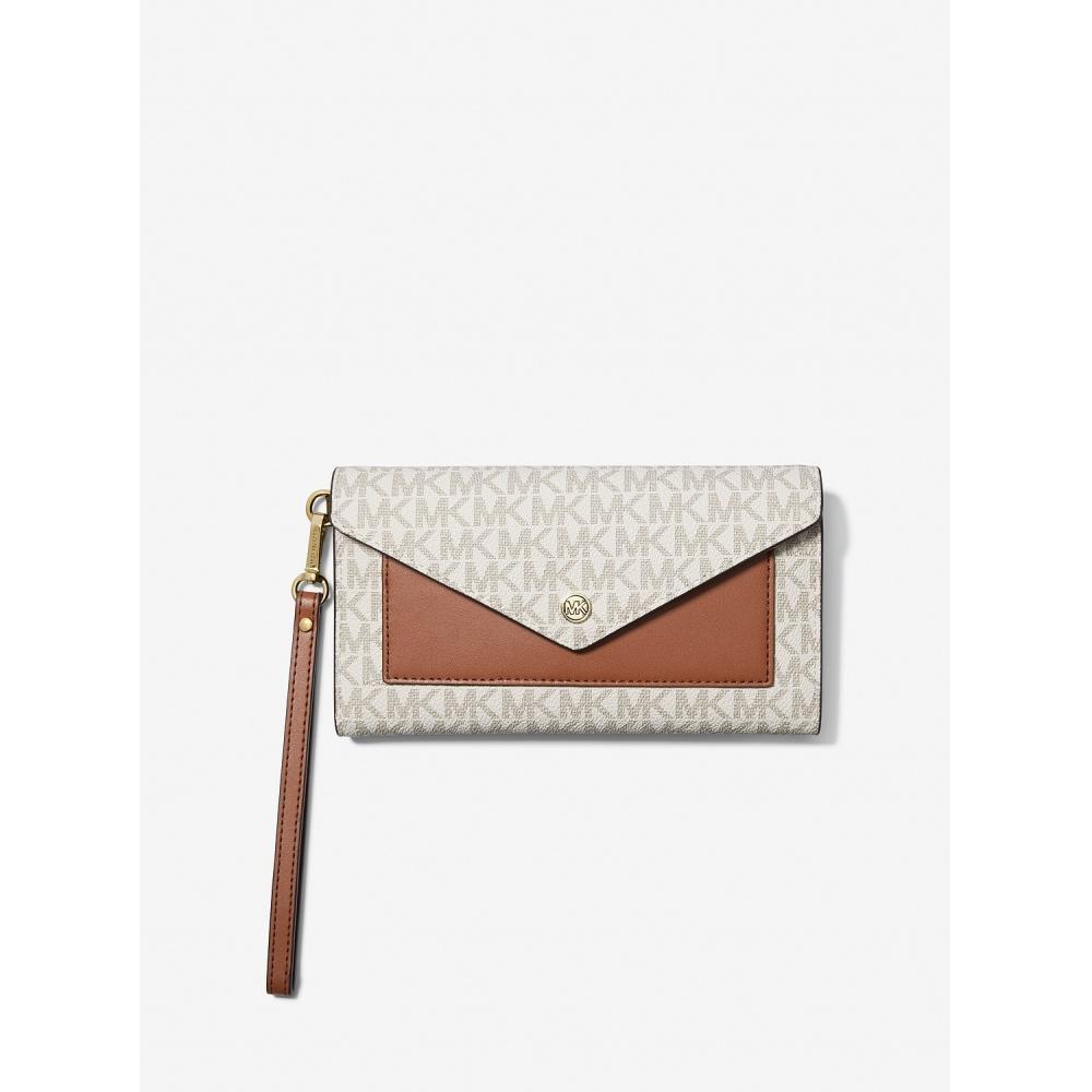

MICHAEL KORS JET SET ПРЕДМЕТ Конверт с клапаном Ремешок Большой MK Signature 35R4GTVC7B150 Ванильный цвет