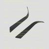 ABS Carbon Fiber Look Rear Fog Light Cover Trim For -2024 Ford Escape