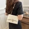 Stylish Fashionable Women's Casual Shoulder Bag Trendy Small Square Crossbody Bag In Black Khaki Gray Blue And White Colors