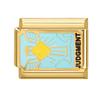 Vintage Tarot Card Heart Moon Star Sun Golden Charm Links Fit 9MM Stainless Steel Bracelet Women Men Jewelry Making DIY Beads