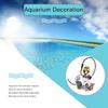 J1UL1N Aquarium Fish Tank Sea Treasure Diver Air Action Ornament Decoration Resin Gift Underwater Decorations For Home Garden