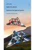 Drop-Resistant Four-Axis Remote Control Drone - Fighter Jet Design, Fixed-Height Flip Function, Children's Toy Aircraft.