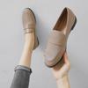 Spring Autumn Ladies New Small Leather Shoes Vintage Versatile Loafers British Style Fashion Anti Slip Shoes Casual Women's Flat