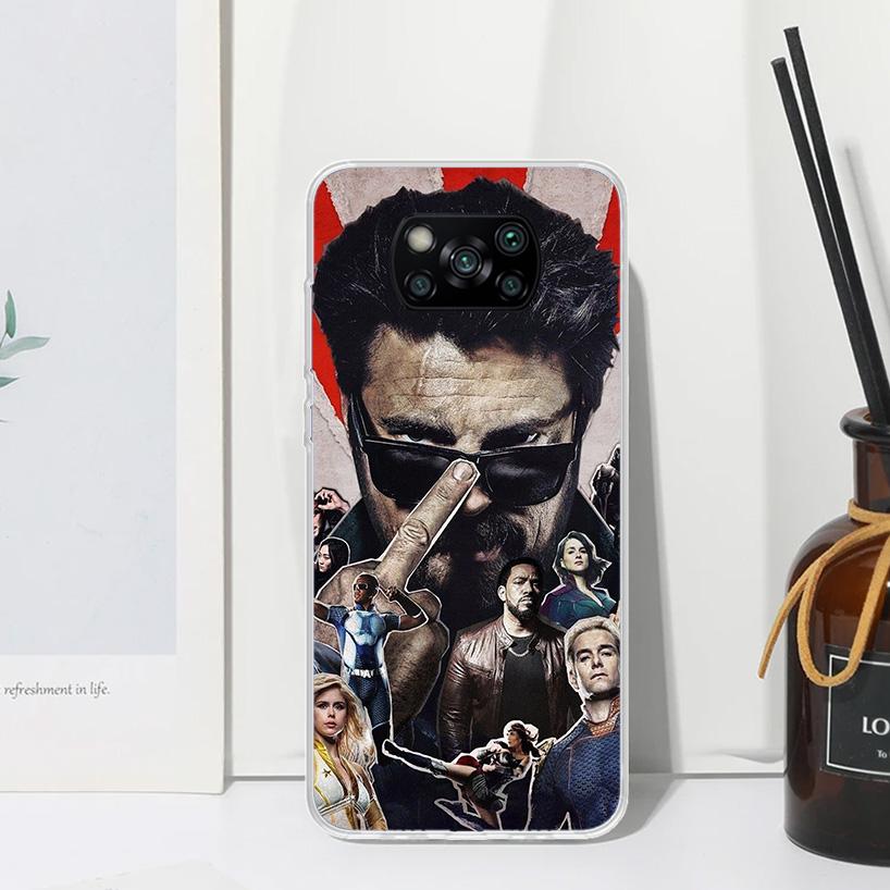 The Boys Homelander TV Phone Case For Xiaomi Poco X7 X6 X5 M7 M8 Pro F7 Ultra Redmi 15C 15 13C 13 12C 12 10 10C 10A Art Fundas P