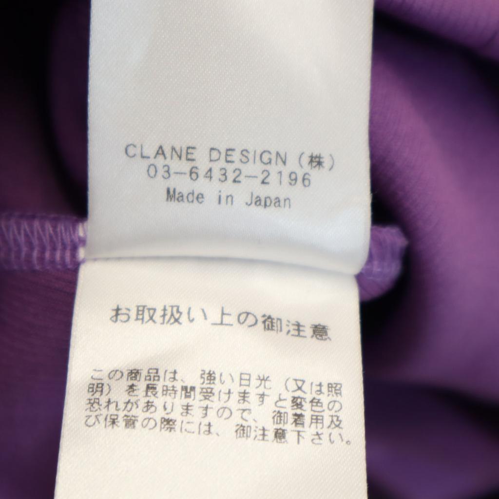 CLANE made in Japan Long sleeve trainer Setup 1 purple Women Used
