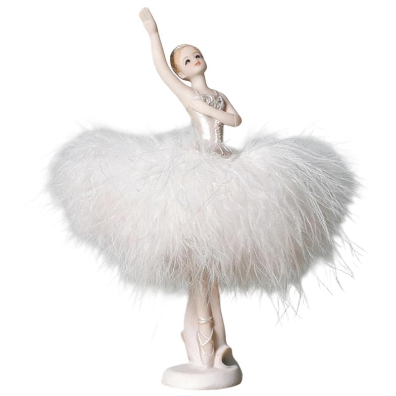Фигурки балерин для девочек Статуэтка танцовщицы балета Арт-скульптура Домашний декор Настольное украшение для книжной полки Настольные украшения