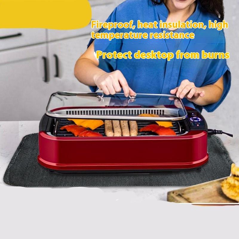 3Mm/5Mm Carbon Fiber Pre-Oxygenated Filament Fireproof Cotton, Copper Tube Welded Fireproof Cotton, Flame-Retardant Felt