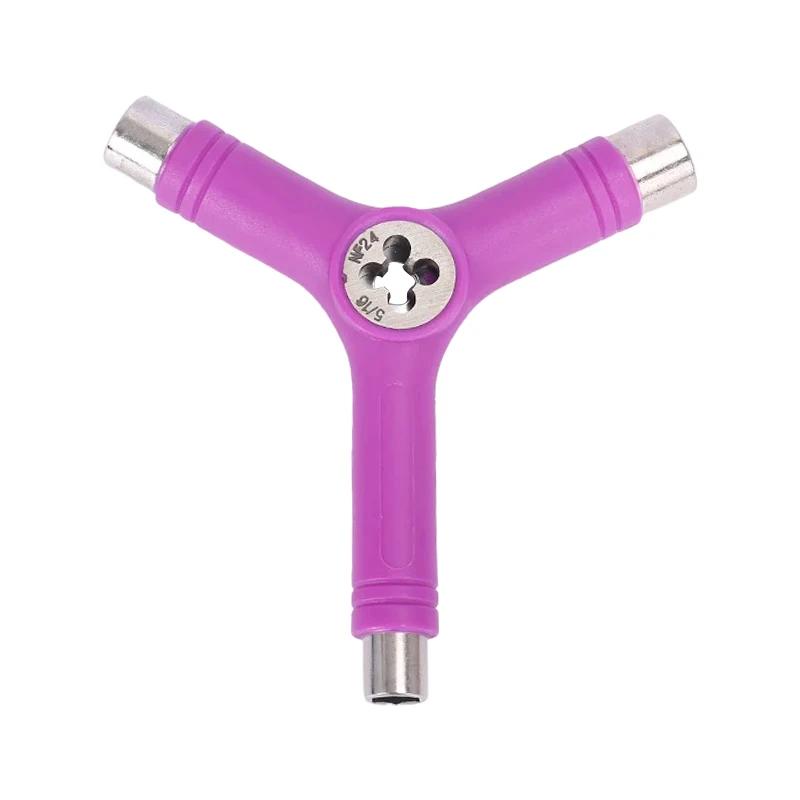 High Quality Y Shape Multi-Function Longboard All In One Screwdriver Roller Skate Tool Skate Tools Skateboard Wrench Tool