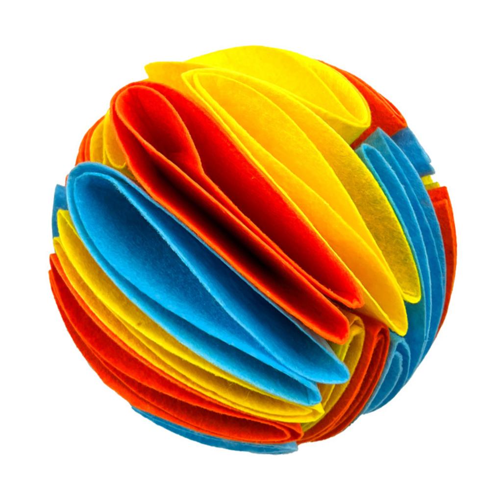 Inner Roll Sniffing Ball Pet Dog Intelligence Training Toy Amuse Pet Bubble Rubber Ball