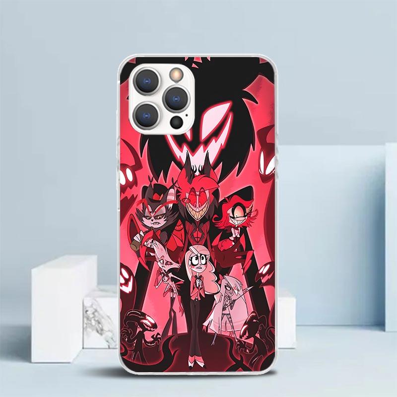 H-Hazbin H-Hotel Angel Dust Soft Cover for iPhone 16 17 Air 15 14 Pro Max 16E Phone Case 13 Mini 12 11 7 SE 8 Print Pattern Fit