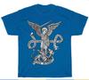 Catholic Angel Defend Us Archangel St Michael TShirt Summer Cotton Short Sleeve ONeck Unisexs T Shirt New S3XL