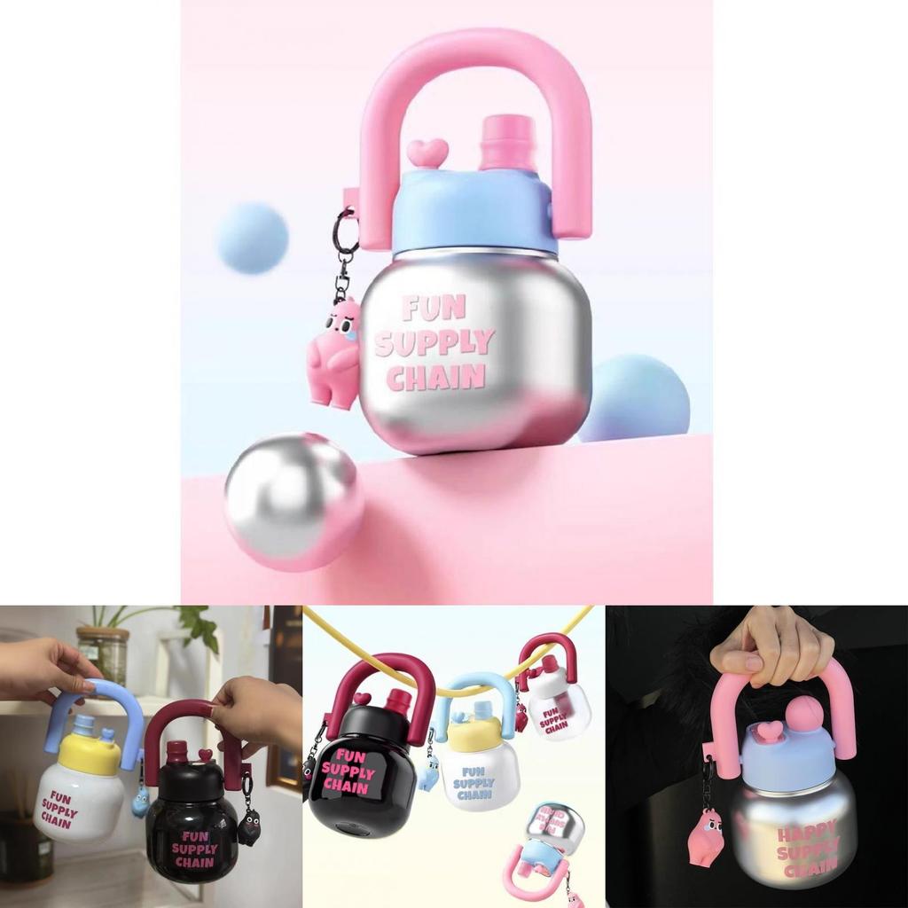 650ml Drink Double Large Capacity Plastic Thermos Cup Gift Water Fashion Cups