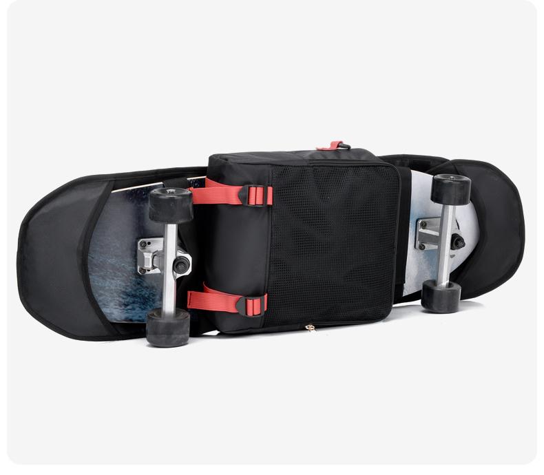 Borsa Multifunzionale per Skateboard Borsa Oxford per Longboard Zaino a Doppia Spalla per Surf da Terra Impermeabile Borsa per Skateboard Elettrico