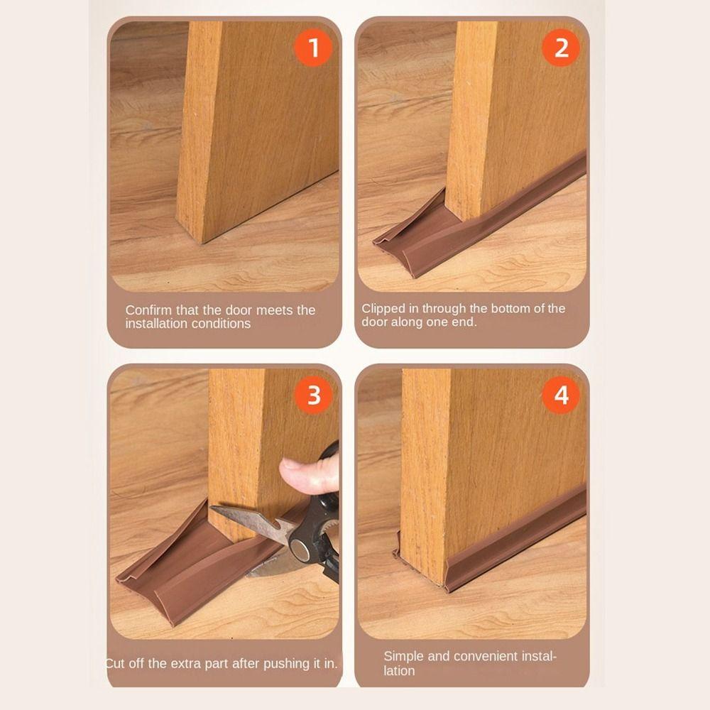 Anti Collision Door Seal Strip Flexible Weatherstrip New Door Draft Stopper Door