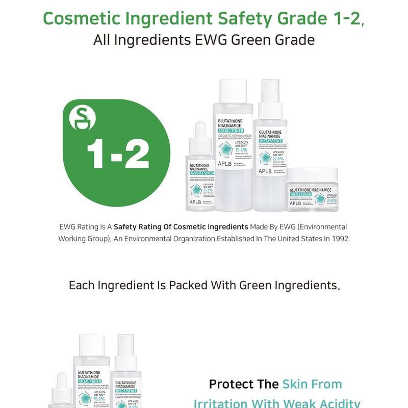 APLB Glutathion Niacinamid Haut 4 Arten Beutel-Set