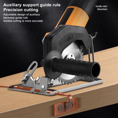 1 ensemble de supports de meuleuse d'angle, profondeur de coupe en biseau à 45 degrés, support de modification de meuleuse d'angle réglable, usage domestique